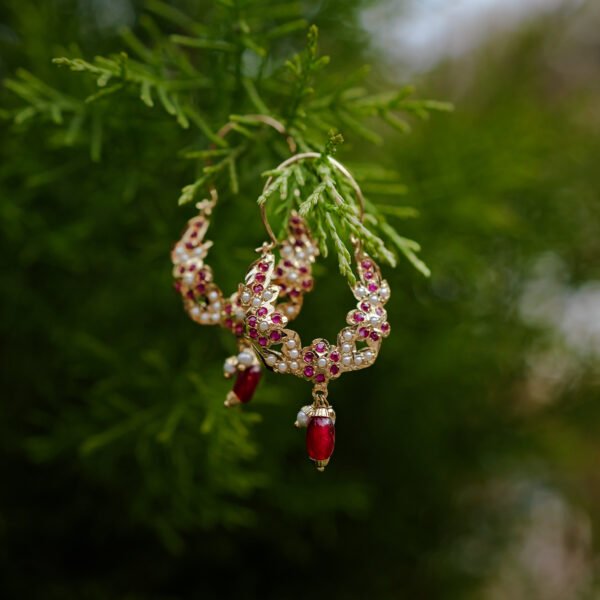 Chambyali Bali (चंबयाली बाली) in 1 Gram Gold Polish