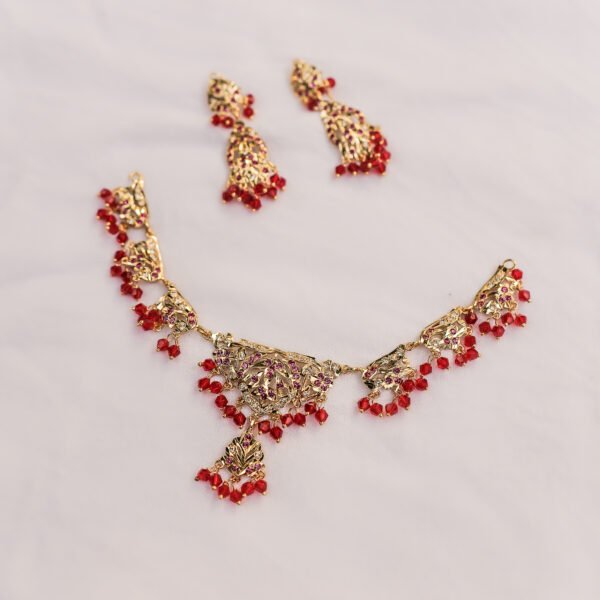 Chamba’s Traditional Jadau Set in 1 Gram Gold