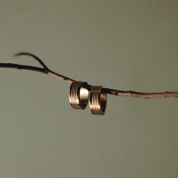 Heavy Quality Anti-Tarnish 18K Gold Hoop Earrings