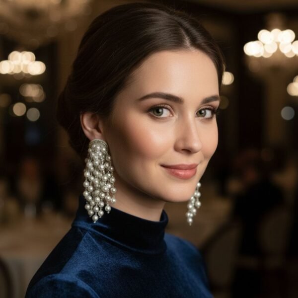 Chandelier Pearl Drop Earrings