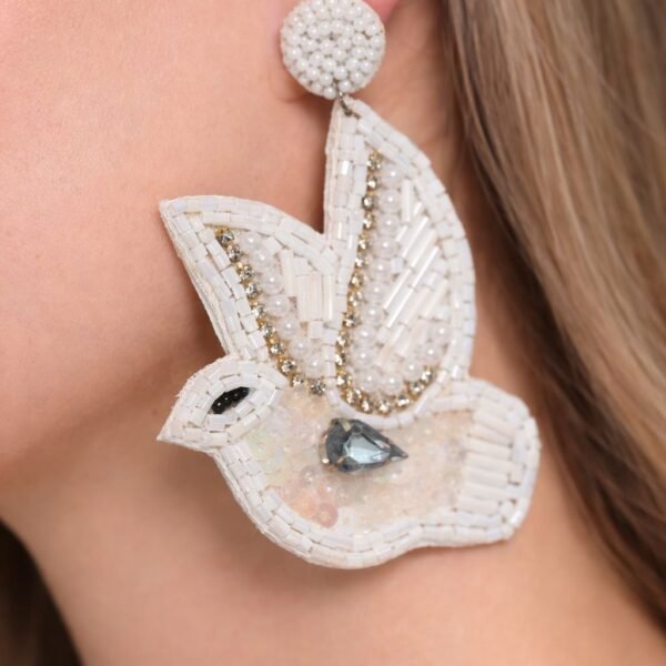 Celeste Dove Statement Earrings