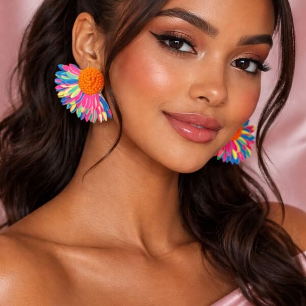 Tropical Fiesta Floral Earrings