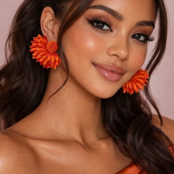 Sunset Bloom Statement Earrings